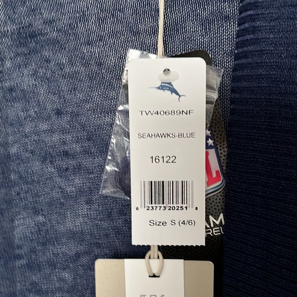 NWT Seattle Seahawks Tommy Bahama cardigan size S - Picture 6 of 10